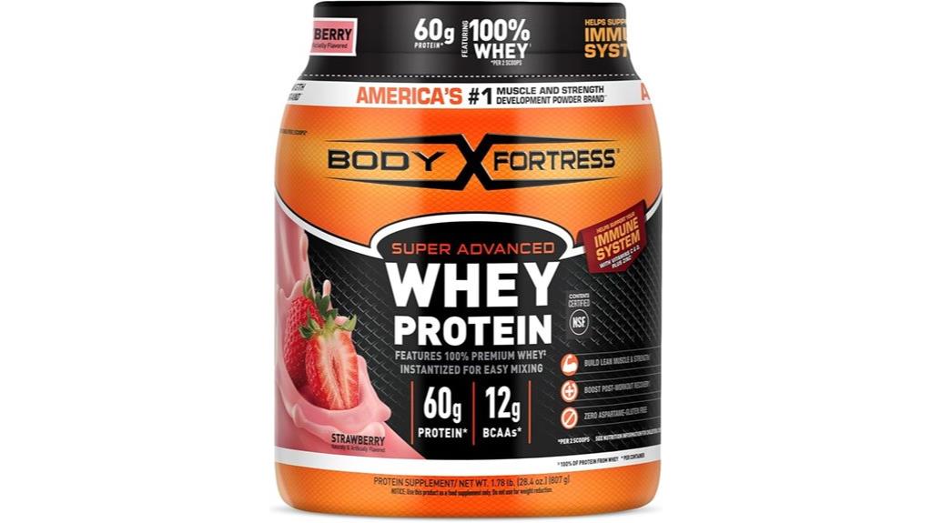 strawberry body fortress protein