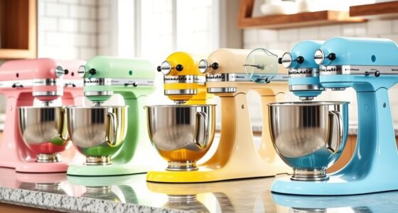 top kitchenaid mixer colors