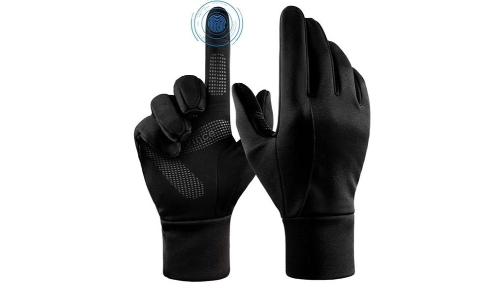touchscreen windproof winter gloves