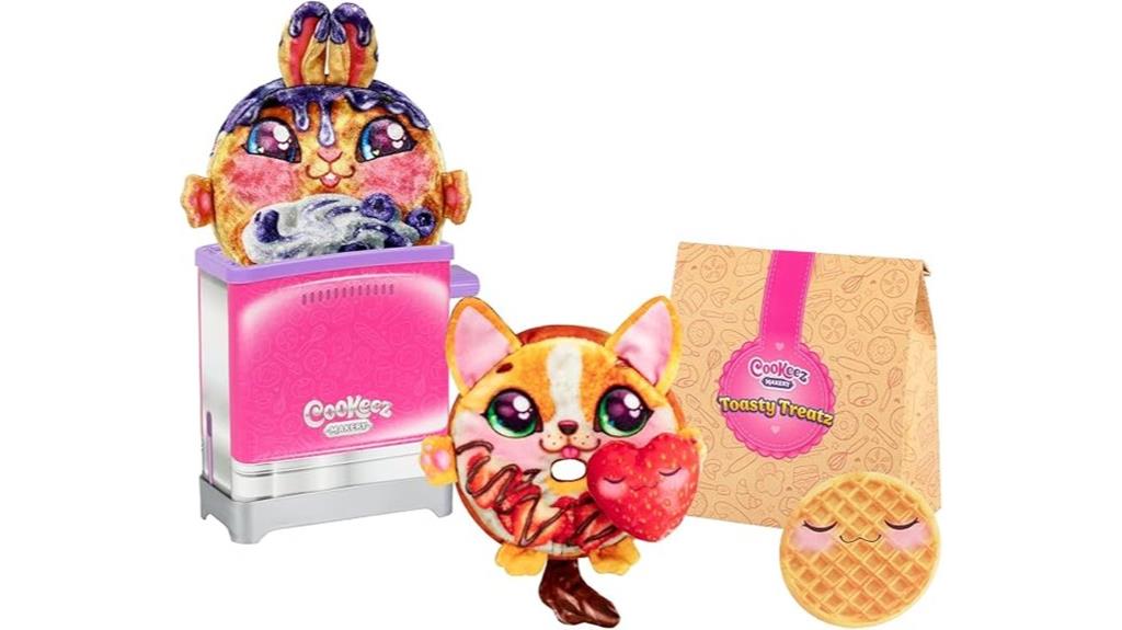 two plush toasting sets