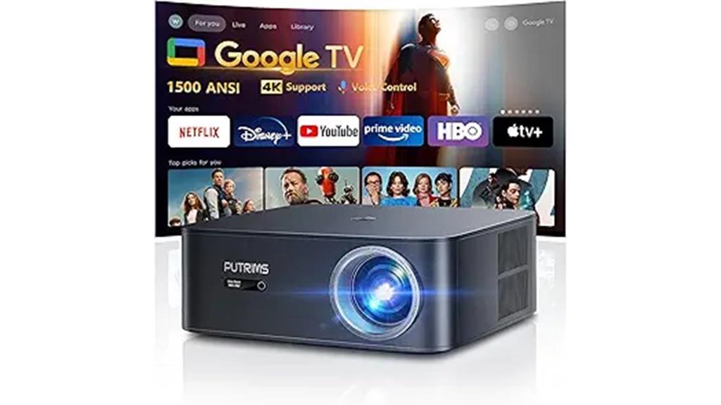 wifi 6 bluetooth smart projector