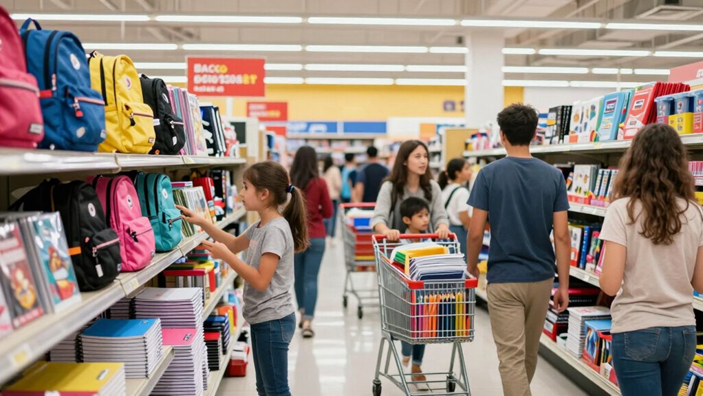 back to school shopping season