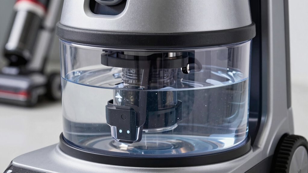 cleaning efficiency depends on tank size