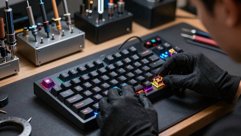 custom switches and keycaps