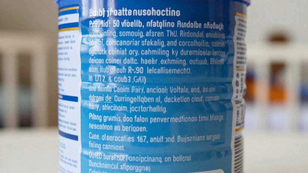 deciphering infant formula labels