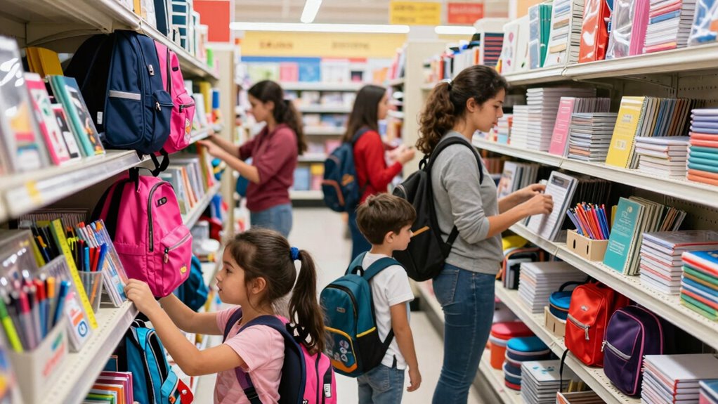 early back to school shopping