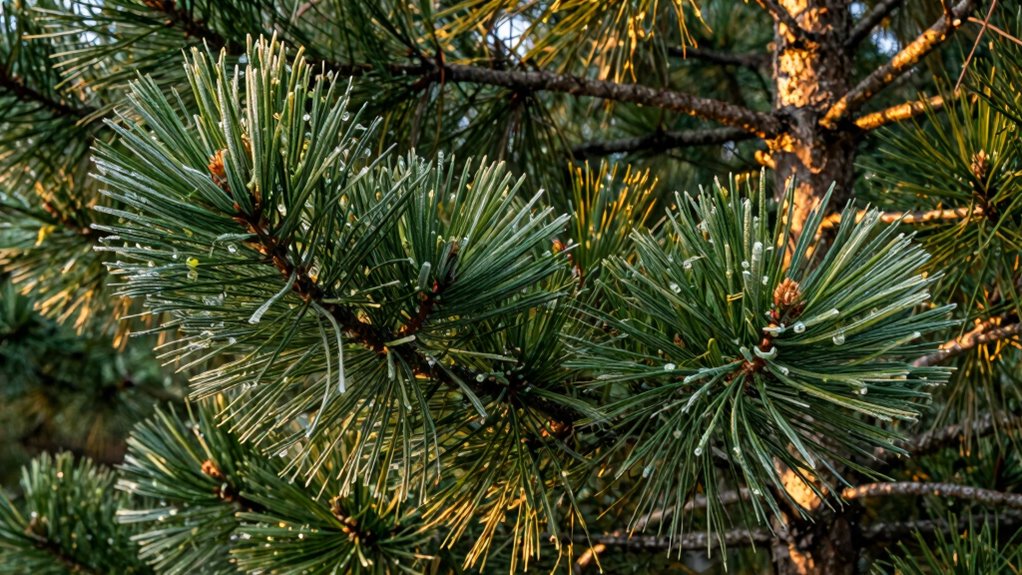 fresh pine forest tranquility