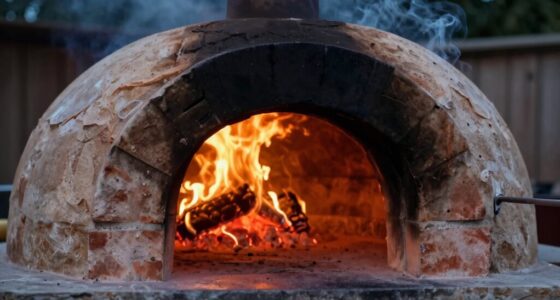 heat retention in pizza ovens