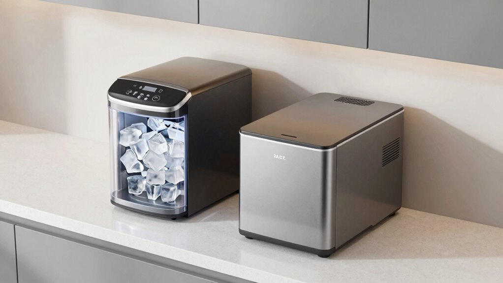 ice maker size comparison