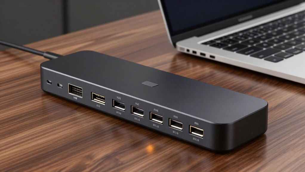 laptop docking station ports