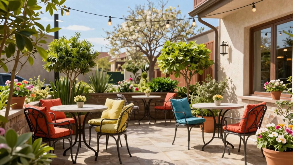 outdoor seasonal cocktail enjoyment