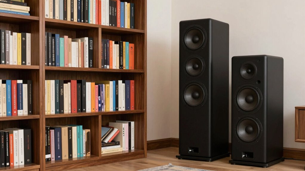 speaker size and placement