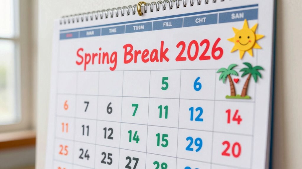 spring break planning countdown