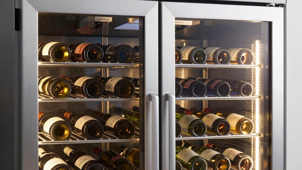 wine storage temperature zones