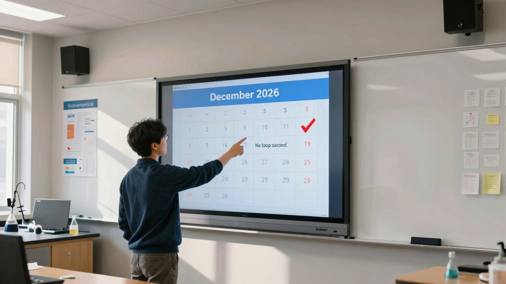 No leap second will be introduced at the end of December 2026