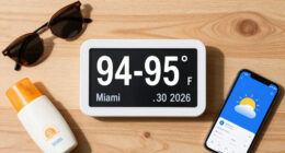 Will The **High Temp In Miami** Be 94-95° On Jul 30, 2026?