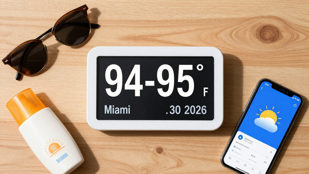 Will The **High Temp In Miami** Be 94-95° On Jul 30, 2026?