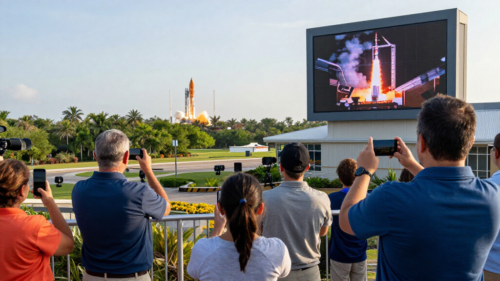 Kennedy Space Center Launch Surges In Global Coverage