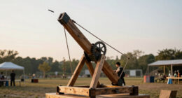 Tom Stanton's Supersonic Trebuchet Breaks Sound Barrier With Gravity Alone